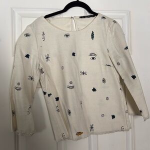 Zara patterned top